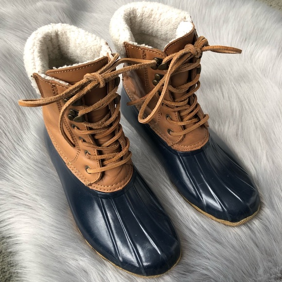 Sperry Shoes - Speedy Top-Sider waterproof shearling duck boots